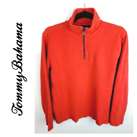 Tommy Bahama Sweaters - Tommy Bahama Orange Long Sleeve Sweater Sweatshirt